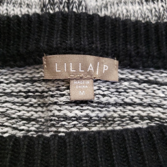 Lilla P Marled Cashmere Blend Sweater Stretch - Picture 5 of 6